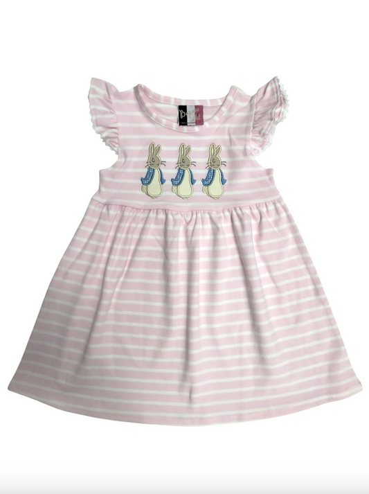 Banana Splits-Peter Rabbit Applique A/S Dress
