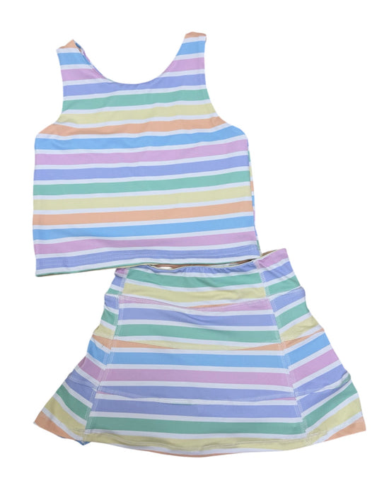 Belle Cher- Striped Tennis Skort