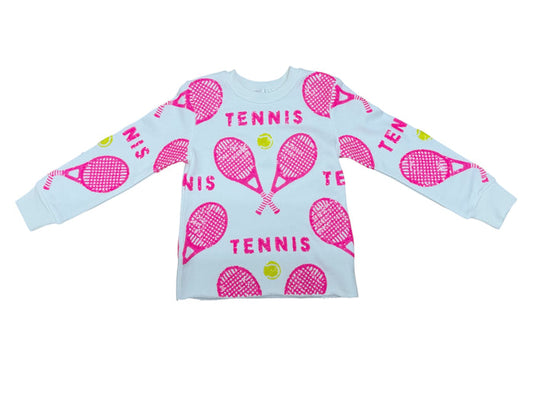 Belle Cher-Hot Pink Tennis Sweatshirt