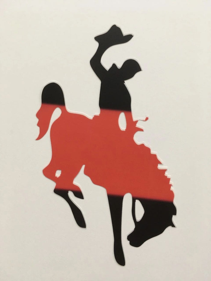 Bronc Black & Red - Decals