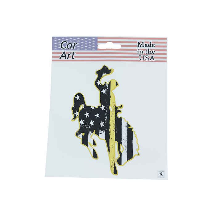 Bronc Yellow - Vinyl Decal