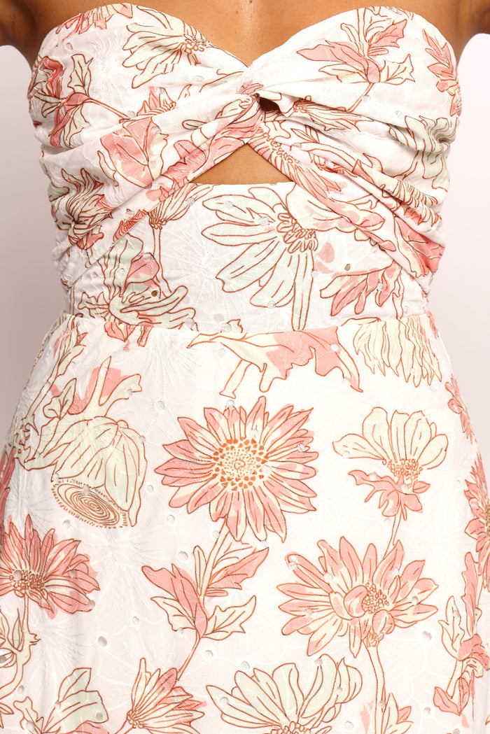 Petal and Pup USA DRESSES Calantha Maxi Dress - Pink Floral