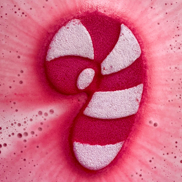 Candy Cane Shaped - Bath Bomb