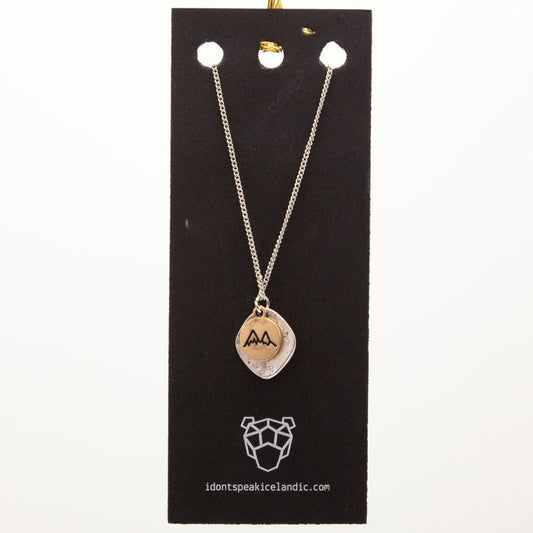 Chain Necklace - Mountains - WES221