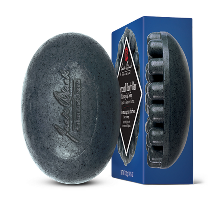 Charcoal Body Bar Massaging Soap- Jack Black