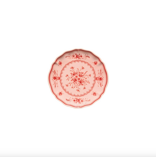 Costa Nova- Vila- Appetizer plate, Pink-red
