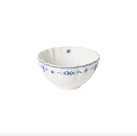 Costa Nova- Vila- Soup/Cereal bowl, White-blue