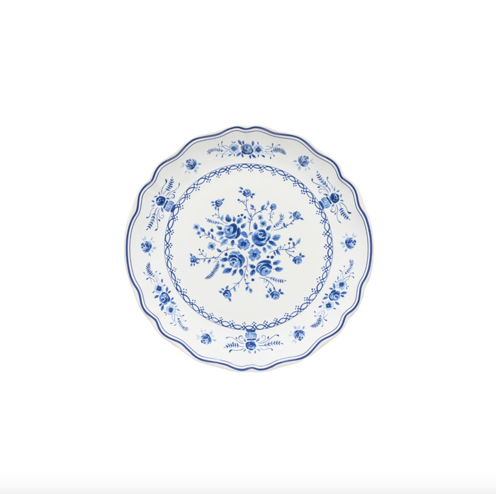 Costa Nova-Vila-Salad/dessert plate, White-blue