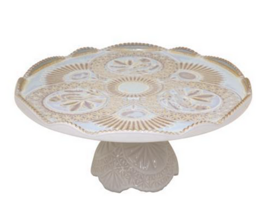 Cristal Footed Plate by Costa Nova