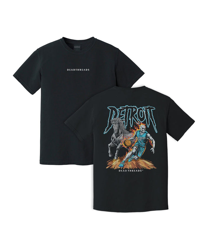 DETROIT BASKETBALL v2 - “DT ESSENTIAL" PREMIUM T - SHIRT – T-Shirt – Dead Threads Apparel
