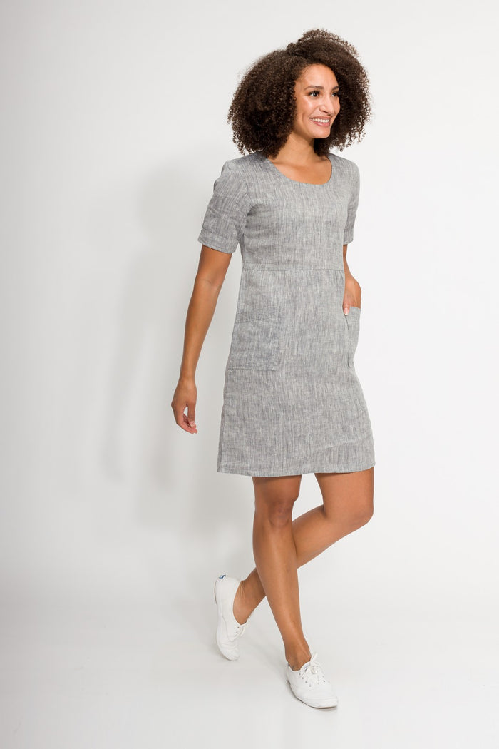Diana | Women's Linen Smock Dress