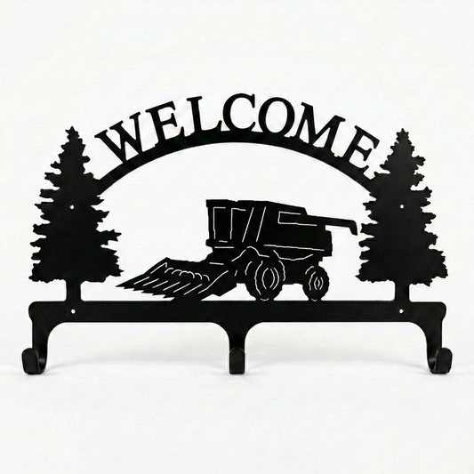 Digger Welcome Coat Rack Three Hooks
