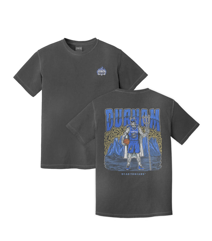 DURHAM BASKETBALL - “3 SKULL” PREMIUM T - SHIRT – T-Shirt – Dead Threads Apparel