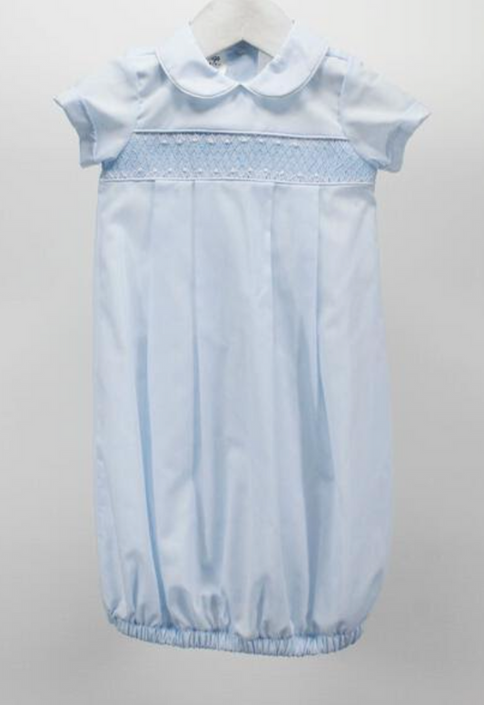 Elliot Light Blue GOWN- BABY BLESSINGS