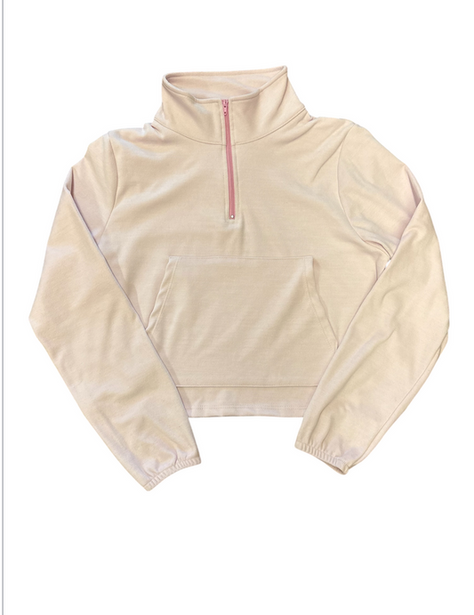 Erge- Snow Fleece Hoody- Light Pink