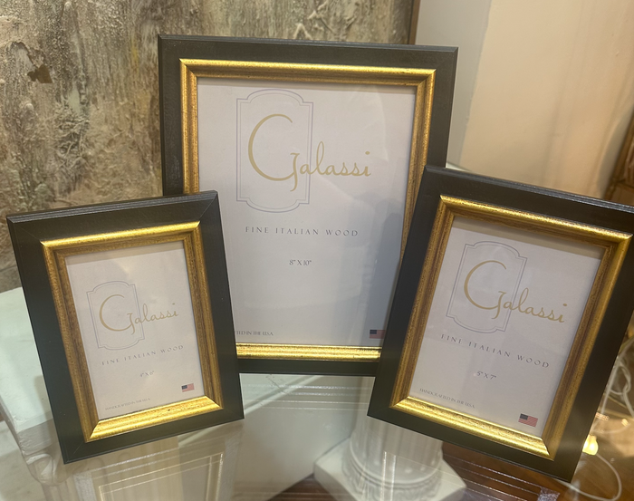 ESPRESSO/GOLD FRAME (3 SIZES)