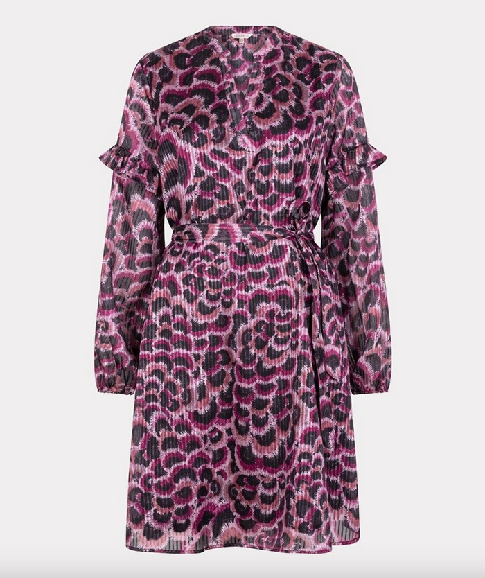 Esqualo- Dress Feather Flow- Purple