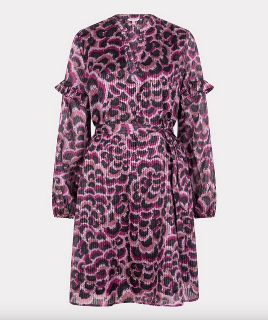 Esqualo- Dress Feather Flow- Purple