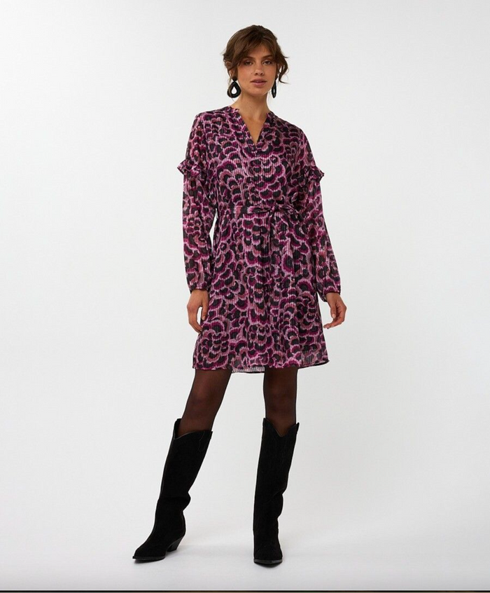Esqualo- Dress Feather Flow- Purple