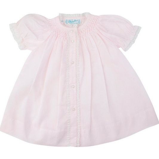Feltman- Girls Honeycomb Smocked Yoke Daygown