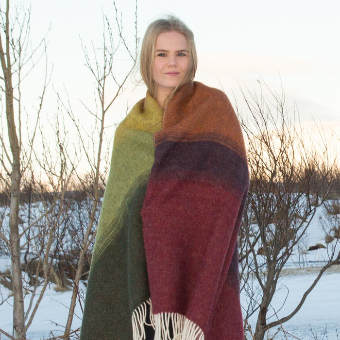 Álafoss Wool Blanket - 1051 - Idontspeakicelandic