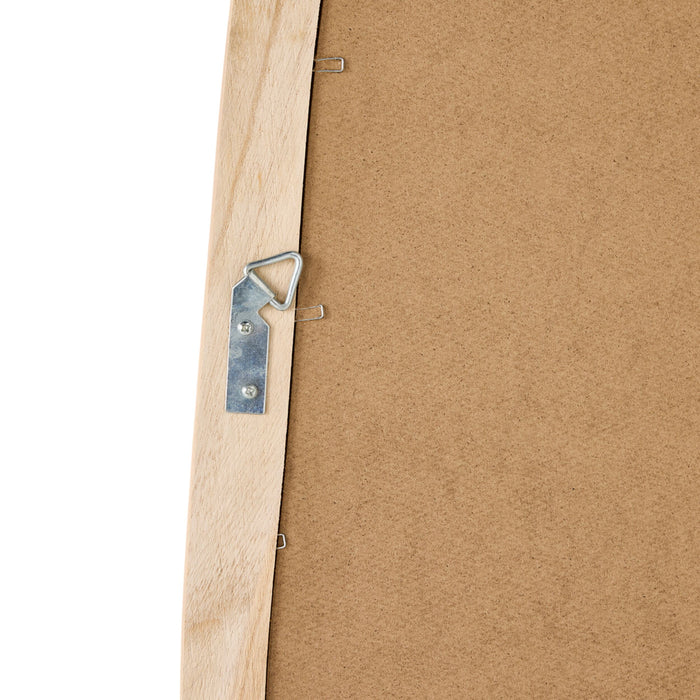 Fluid Wooden Wall Mirror 128.5x64.5cm