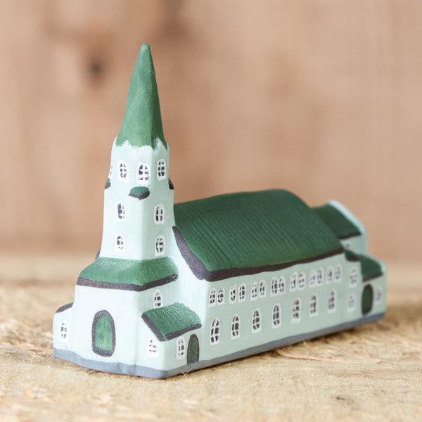 Fríkirkjan - Ceramic Decor House Figurine - Idontspeakicelandic