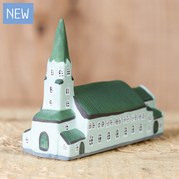 Fríkirkjan - Ceramic Decor House Figurine - Idontspeakicelandic