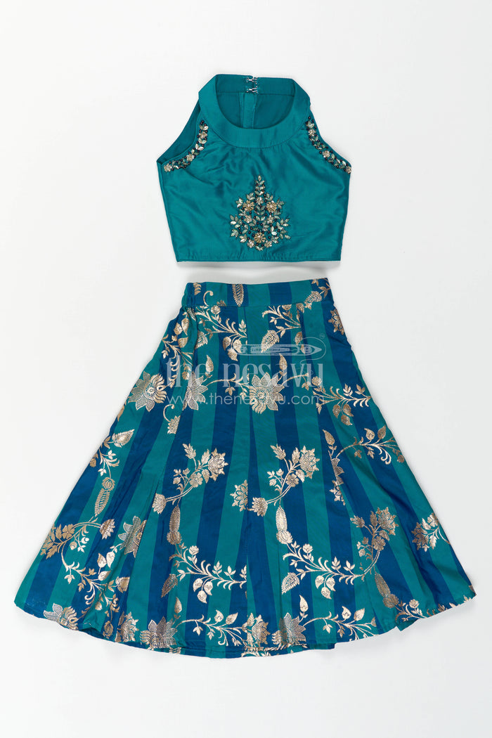 The Nesavu Girls Lehenga Choli Girls Lehenga Choli for Festive Weddings and Dance Events Nesavu Nesavu Girls Lehenga Choli For Festive Weddings Dance Performances And Traditional Celebrations
