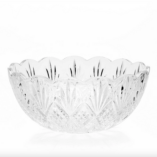Godinger- Dublin Crystal Scalloped Serving Bowl