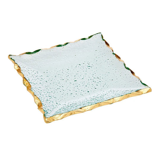 Godinger- Harper Gold Edge Square