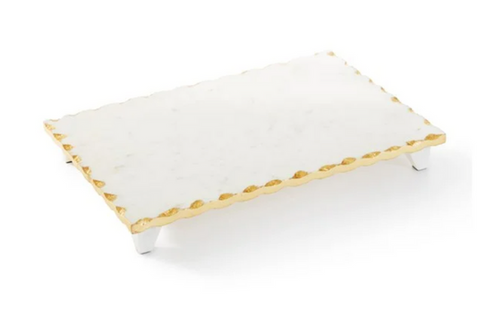 Godinger-Marble Raised Challah Board