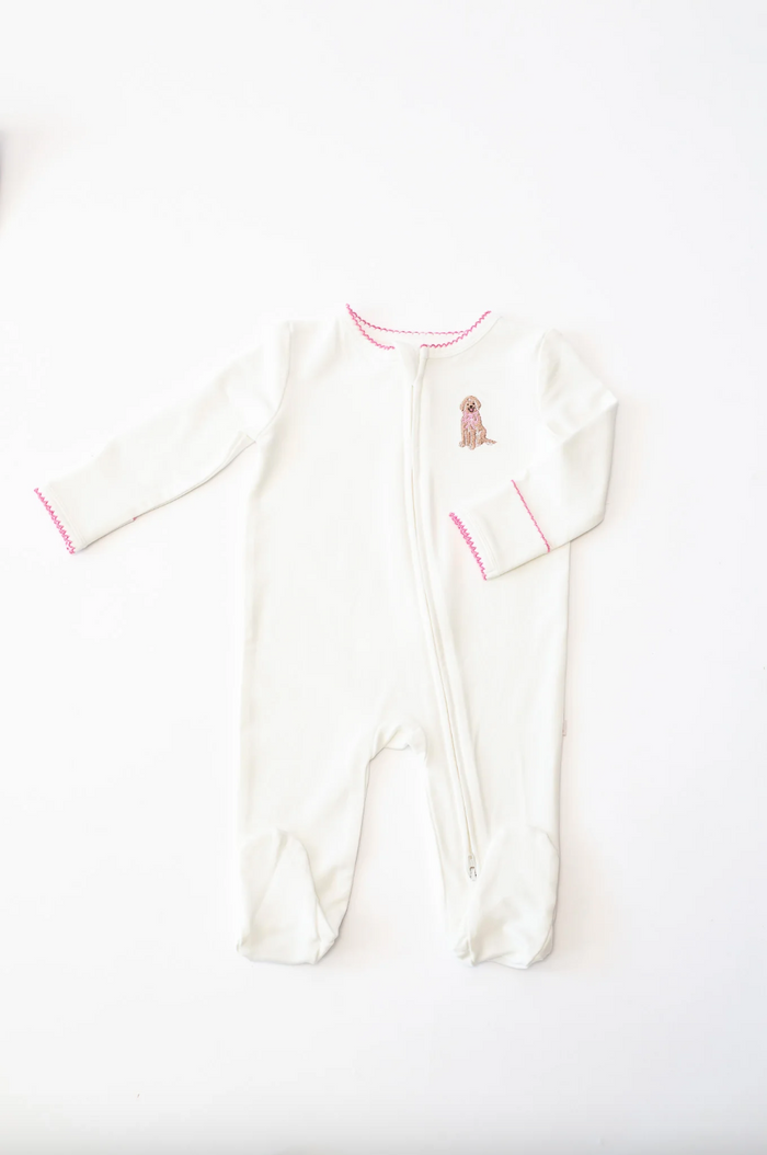 Goosies-Puppy Chic Embroidered Pip Zip