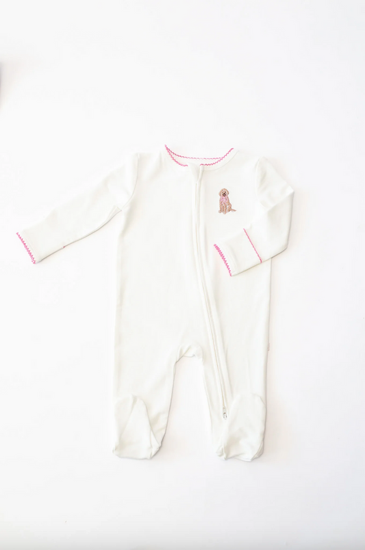 Goosies-Puppy Chic Embroidered Pip Zip