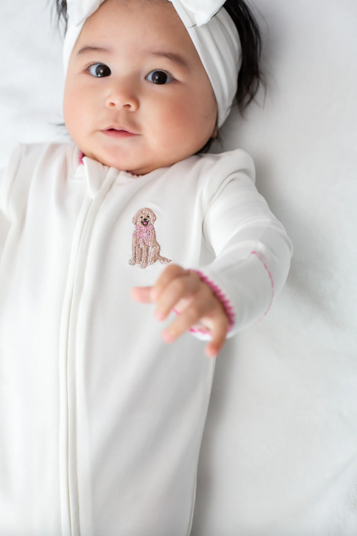 Goosies-Puppy Chic Embroidered Pip Zip