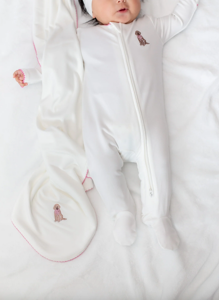 Goosies-Puppy Chic Embroidered Pip Zip