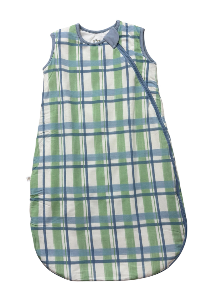HAMNER HILL-Blue and Green Check Sleep Sack