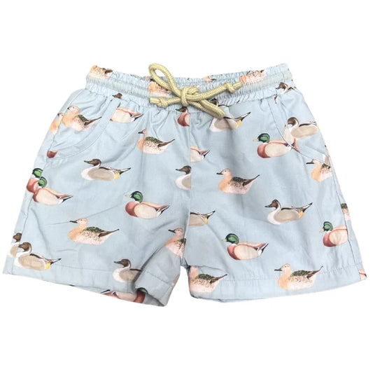 Hamner Hill-Boys Vintage Duck Swim Trunks