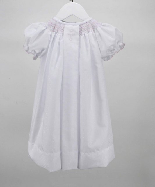 Have Faith Pink Cross Zoey Dress- CHARMING LITTLE ONES