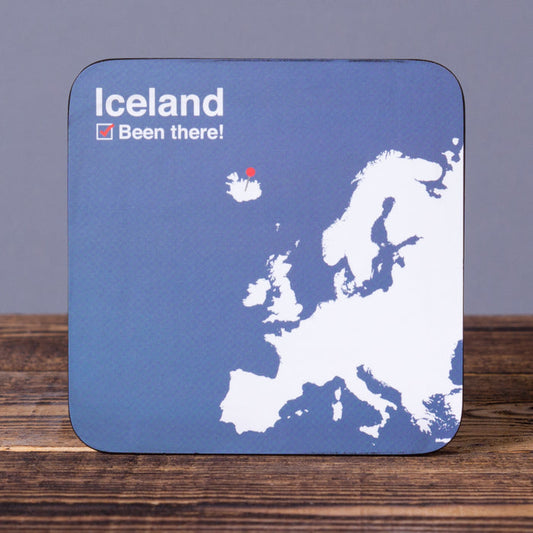 Been There - Set of 6 Cork Coasters - Idontspeakicelandic