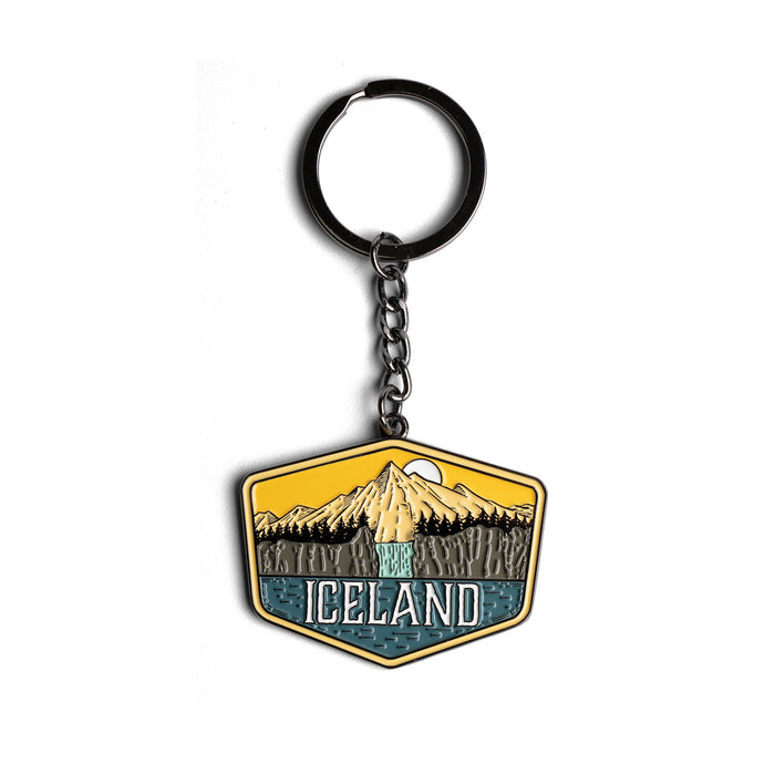 Iceland Waterfall - Keychain