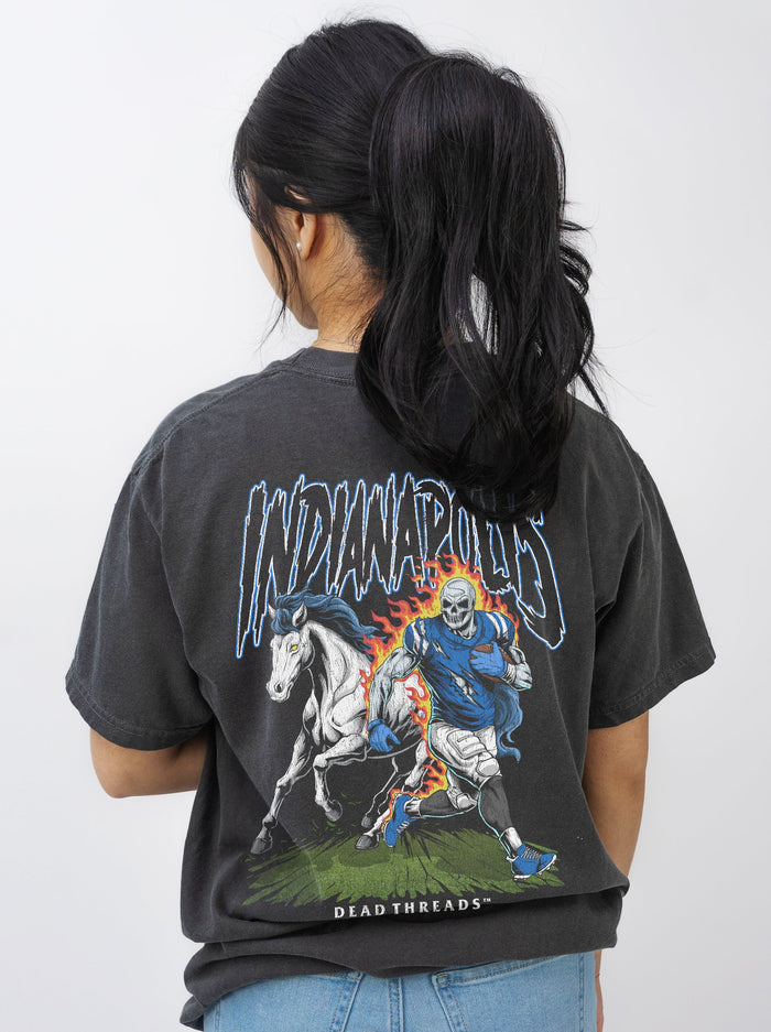 INDIANAPOLIS FOOTBALL v2 - “DT ESSENTIAL" PREMIUM T - SHIRT – T-Shirt – Dead Threads Apparel