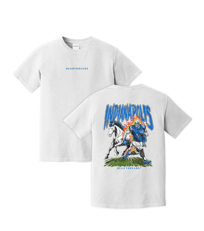 INDIANAPOLIS FOOTBALL v2 - “DT ESSENTIAL" PREMIUM T - SHIRT – T-Shirt – Dead Threads Apparel