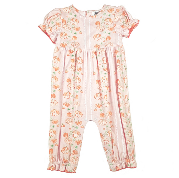 Ishetex-PUMPKIN GIRL'S ROMPER