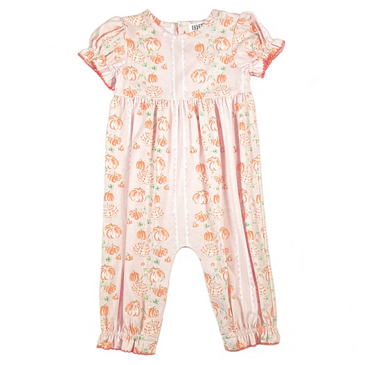 Ishetex-PUMPKIN GIRL'S ROMPER