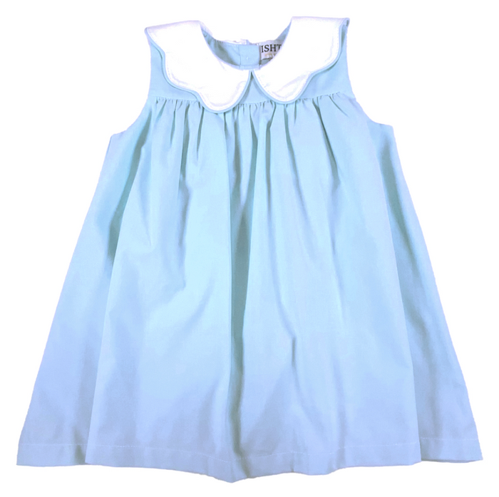 Ishtex- BLUE POPLIN DRESS