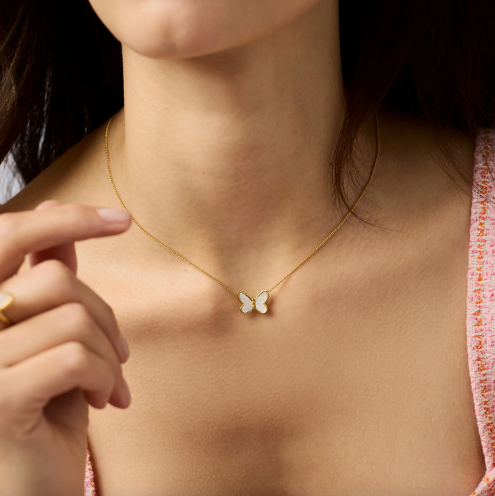 Julie Vos- Papillon Delicate Necklace