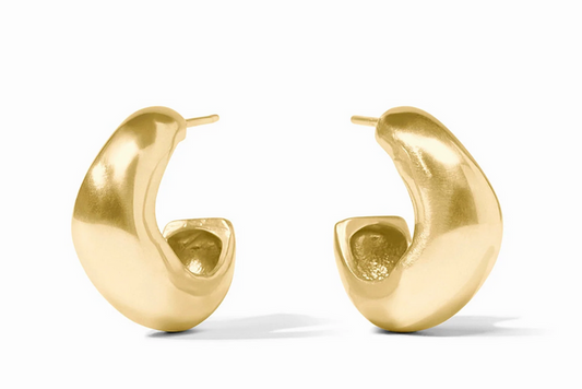 Julie Vos- Wave Hoop Small Gold
