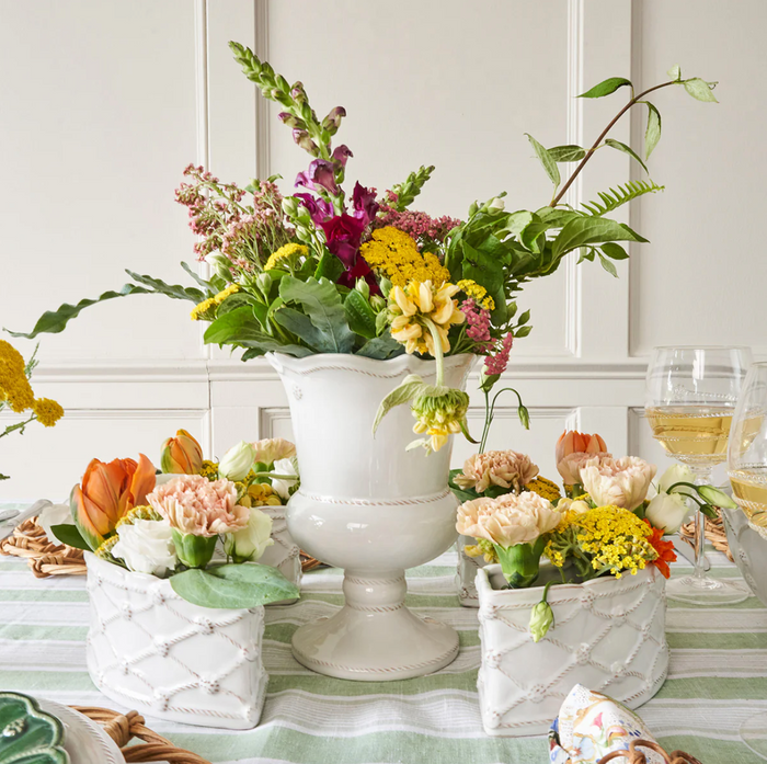 Juliska - Berry & Thread  Petite Parterre Garden 8" Vase - Whitewash