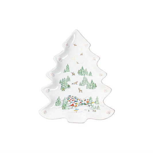 Juliska- Berry & Thread  North Pole 10" Tree Tray